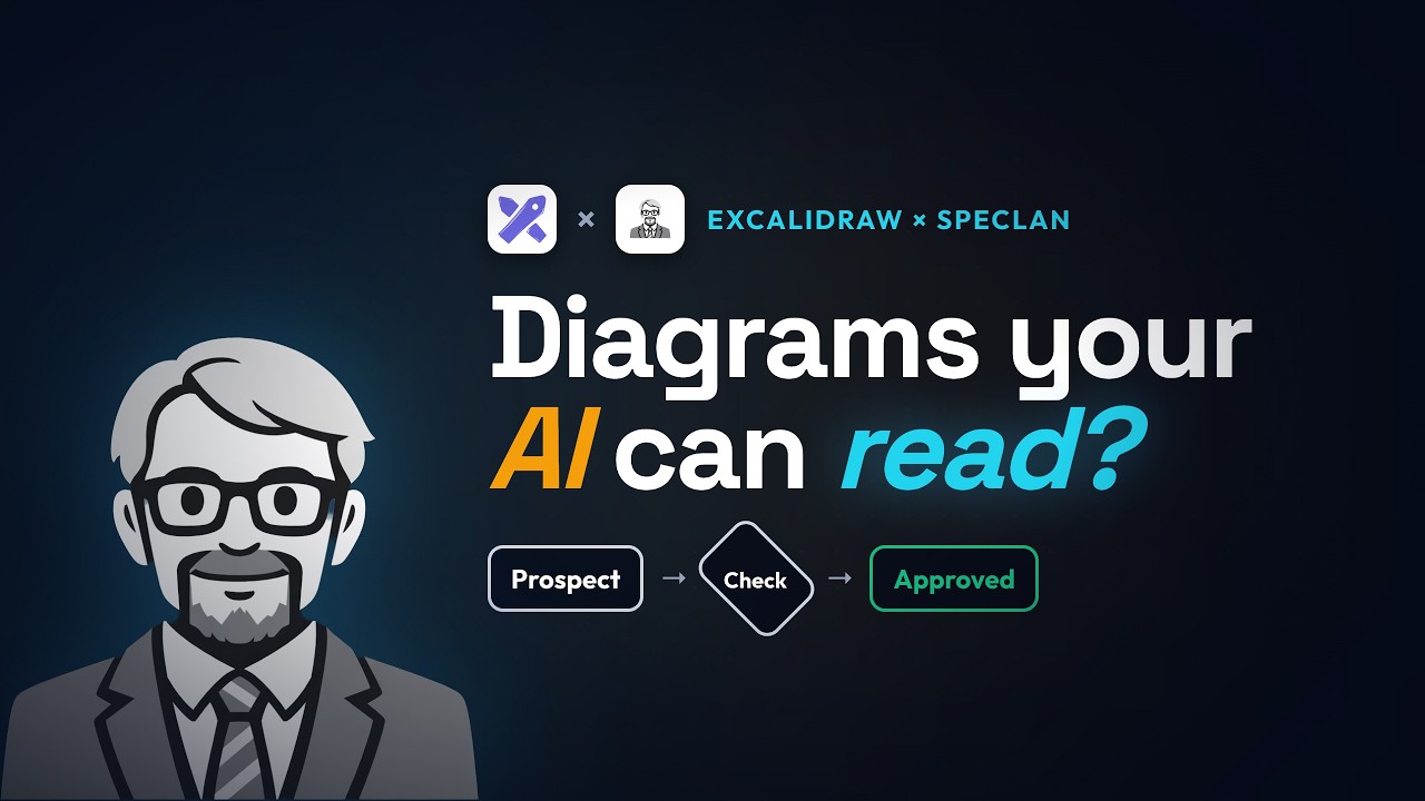 Diagrams Your AI Coding Agent Can Actually Read &mdash; Excalidraw in VS Code