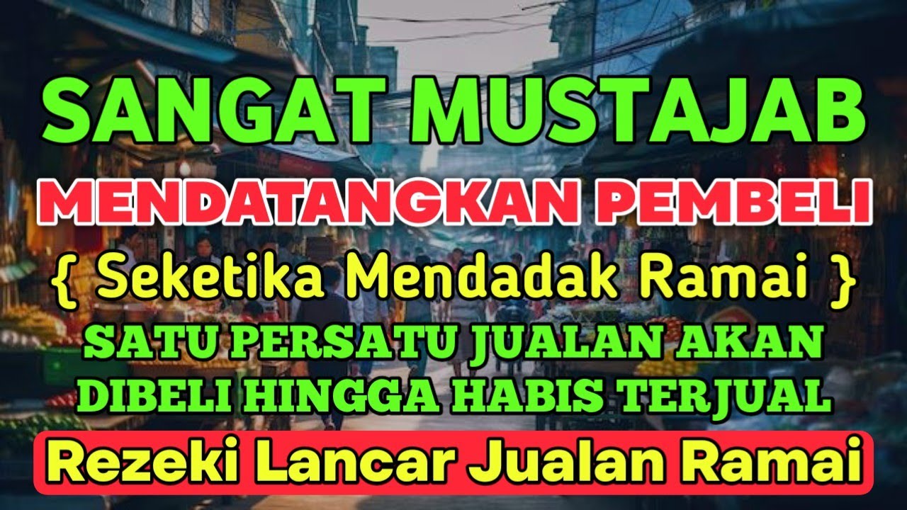 YA ROHMAN, YA ROHIM 🤲🤲 Pelaris Dagangan Pemanggil Pembeli Pembuka Aura Toko/Warung