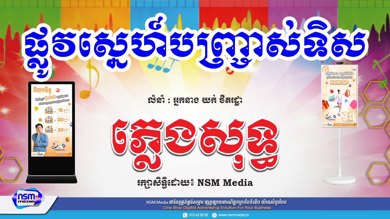 ផ្លូវស្នេហ៍បញ្ច្រាស់ទិស ភ្លេងសុទ្ធ​​ | ស្រី | Karaoke | Plengsot [ NSM Media ]