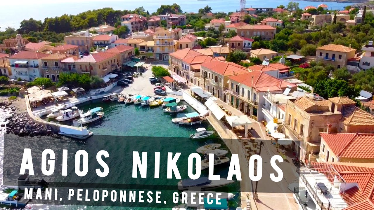Agios Nikolaos by drone, Mani, Peloponnese | GREECE 🇬🇷