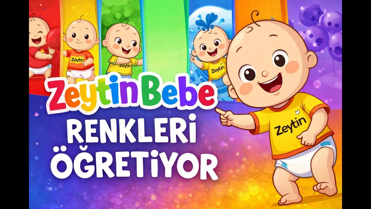 Zeytin Bebe Renkleri Öğretiyor