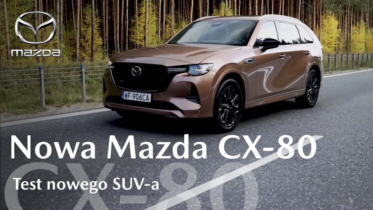 Nowa Mazda CX-80 | Test nowego SUV-a