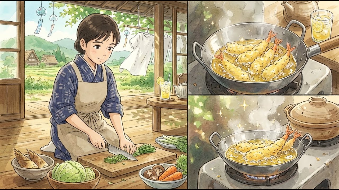 A cozy Day in my Home | 02 hours | Cozy Moments | Ghibli Style Video
