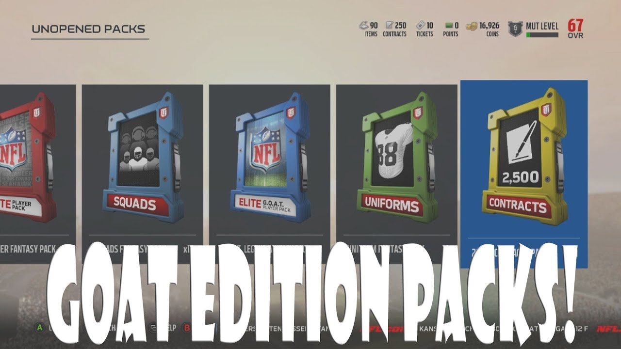 Madden 18 MUT Goat Edition Pack Opening