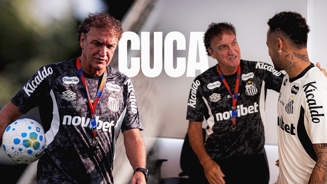 O PRIMEIRO DIA DE CUCA COMO TREINADOR DO SANTOS FC