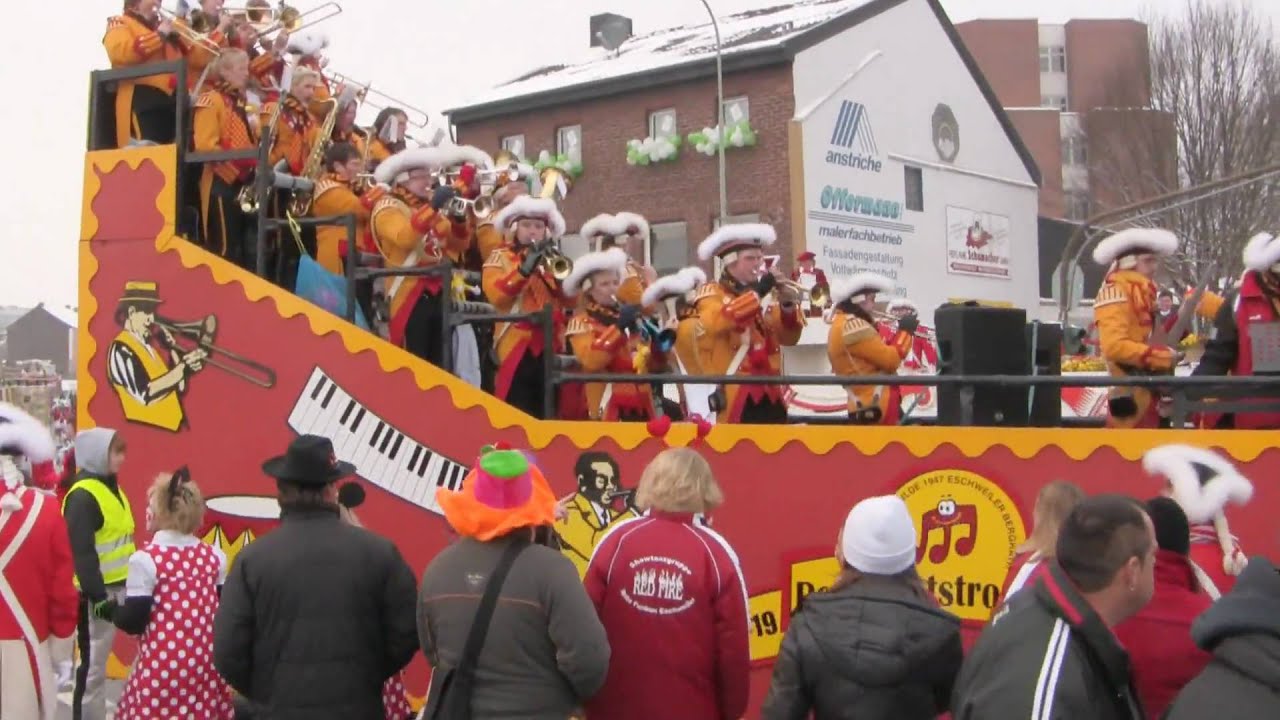 Karneval Eschweiler 2010 Rosenmontagszug (Full HD) | HD:1080p