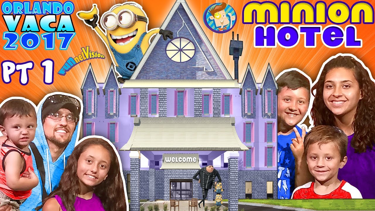 MINIONS HOTEL TOUR! Coolest Room Ever!! Savage Dad @ Universal Studios Resort FUNnel Summer FL
