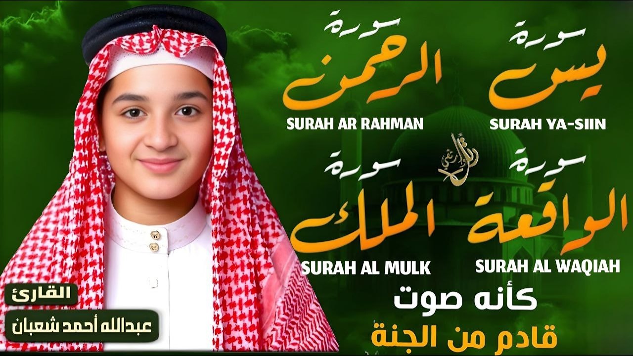 سورة يس والواقعة والرحمن وتبارك 🤍 | Child Quran Recitation | Surah Yasin Al-Waqiah Ar-Rahman Al-Mulk