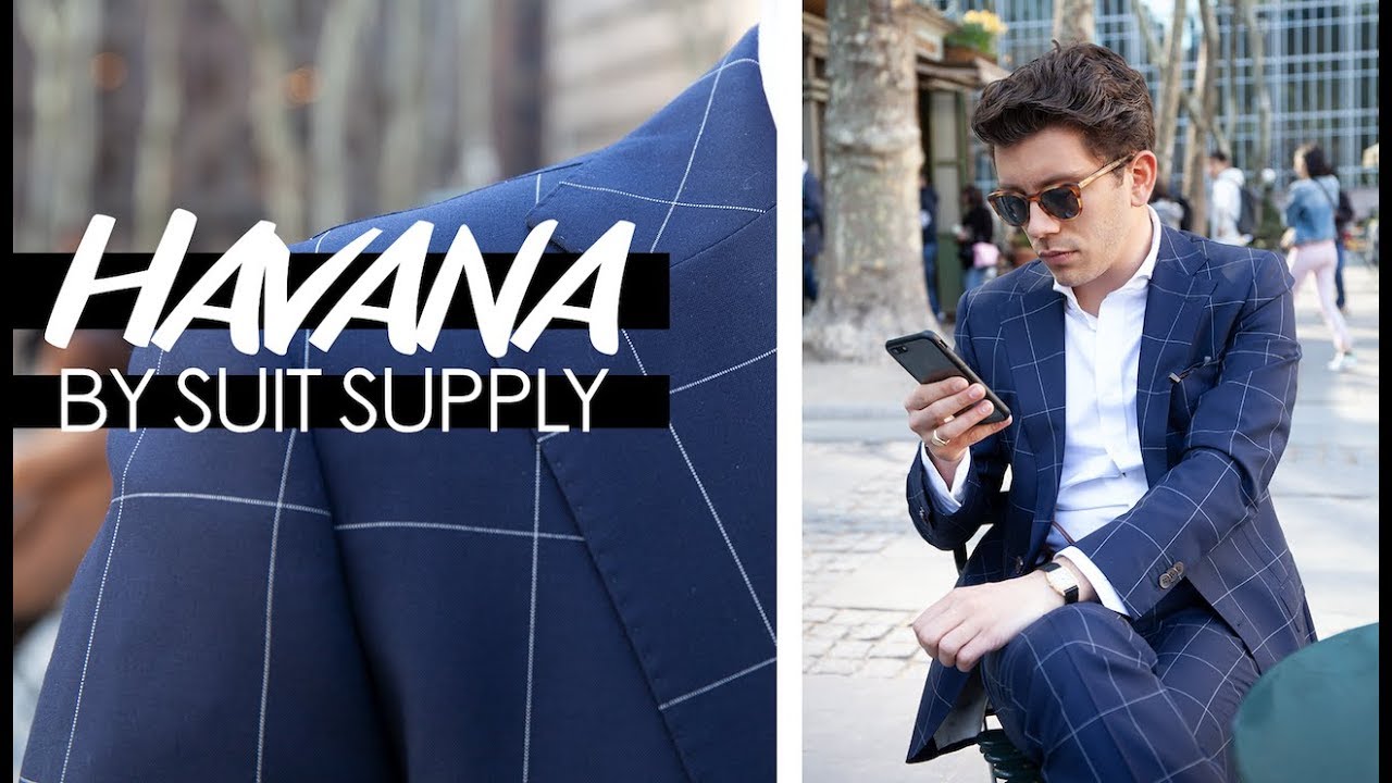 A SUIT SUPPLY Review, The “Havana” in Navy Windowpane | OFF TOPIC