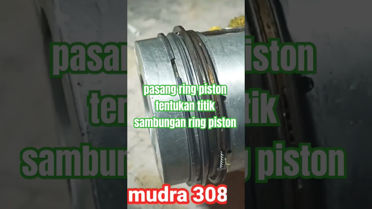 cara memasang ring piston#short
