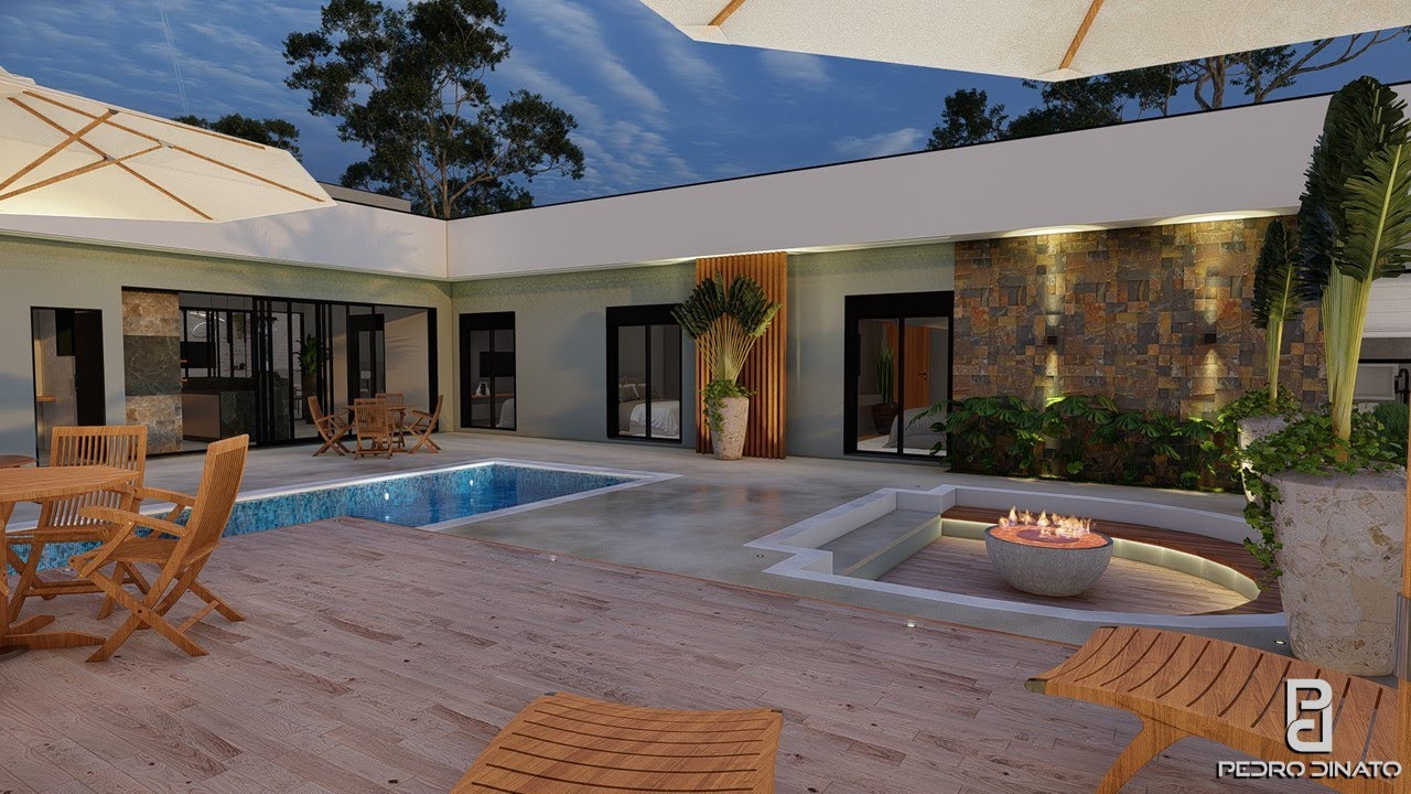 CASA EM L COM 4 DORMITÓRIOS SENDO 1 SUITE, 2 DEMISUITES E 1 SUITE MASTER ( P - 132)