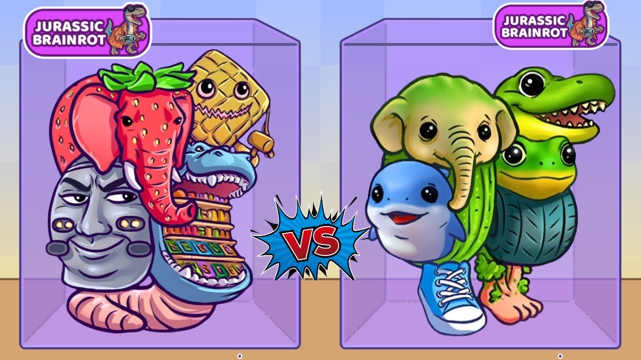 Merge Falls Boss | Italian Brainrot vs Baby Brainrot|Max Level