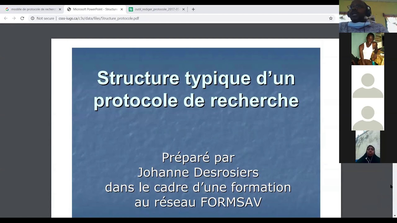 Protocole de recherche 2