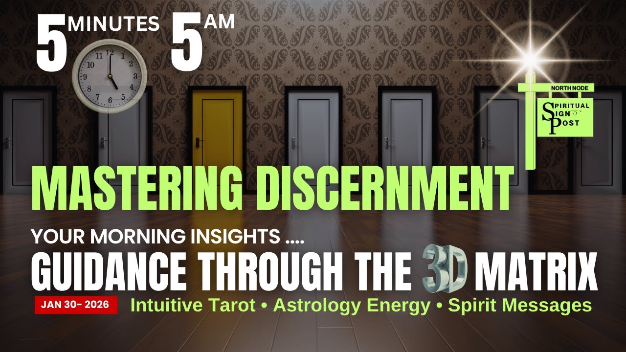 Jan 30 — MASTERING DISCERNMENT | Daily 5 AM Spiritual Sign Post