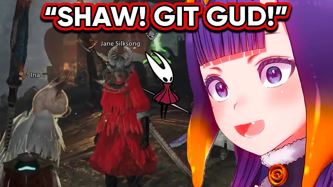 Ina finally meets The Jane Silksong in MonHun!
