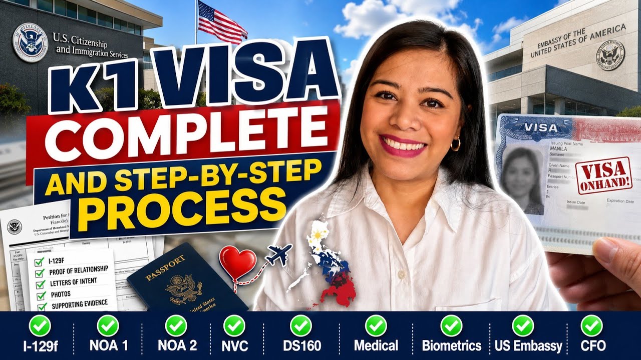 K1 & K2 VISA COMPLETE & STEP-BY-STEP PROCESSES ~ WHAT YOU REALLY NEED TO KNOW #foryou #visa #usvisa 
