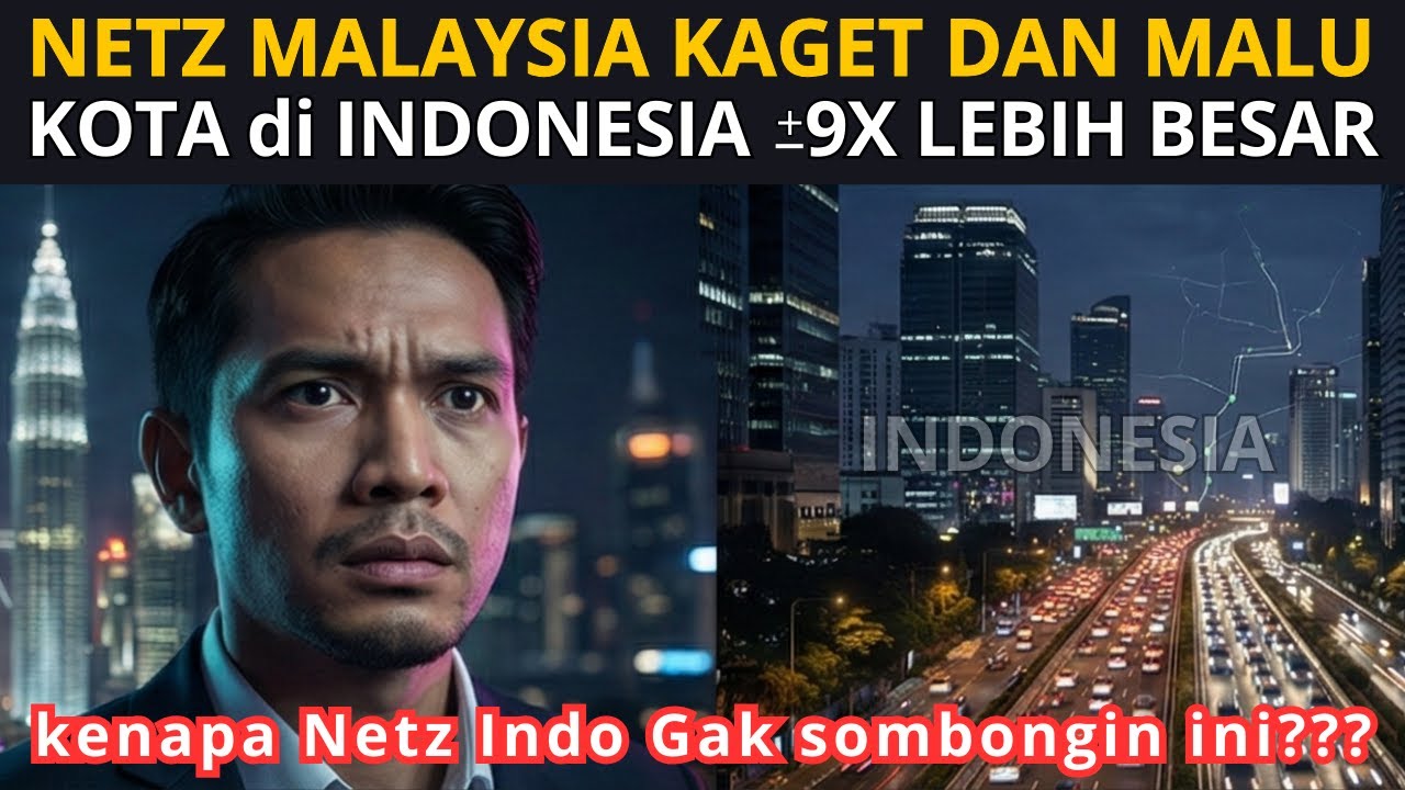 Netz Malaysia Kaget! Kota Indonesia 9x Lebih Luas Dari Kota Malaysia