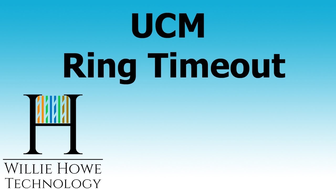 Grandstream UCM Ring Timeout - Per Extension or Set Globally