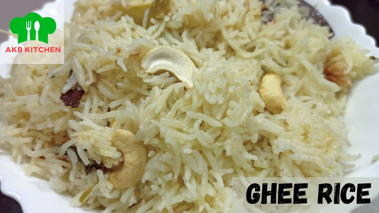 Ghee Rice Recipe In Tamil - How To Make Ghee Rice !!