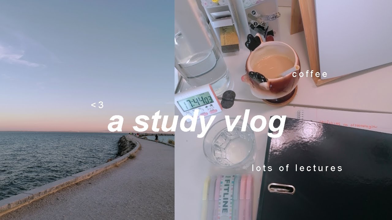 productive day cramming lectures w/ me 🌞✨