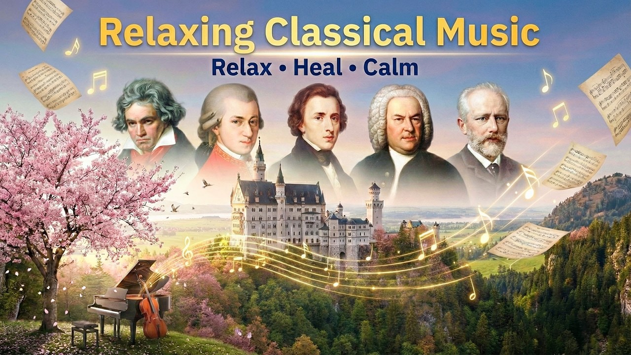 Relaxing Classical Music : Beethoven | Mozart | Chopin | Bach | Tchaikovsky