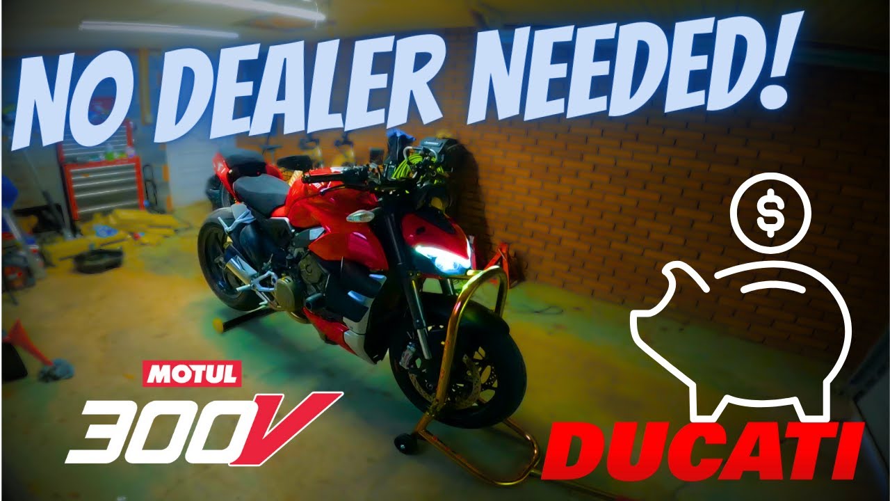 Ducati Streetfighter V4 Oil and Filter Change: Just Do it Yourself!