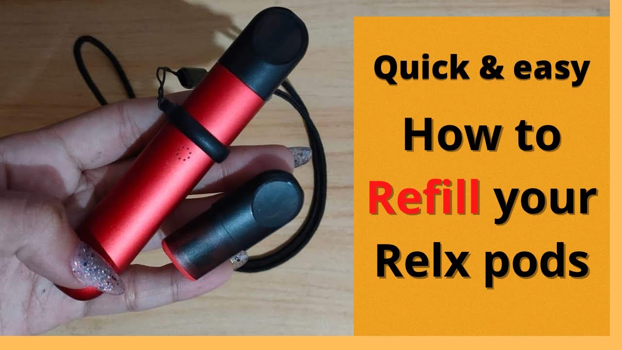 Quick and Easy way how to Refill RELX pods by Arcania Vape Shop