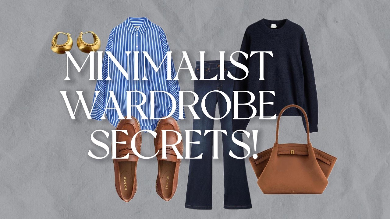 🔥 BUILD THE PERFECT MINIMALIST WARDROBE in 12 Minutes &ndash; What You&rsquo;re Missing!