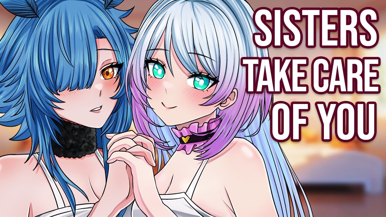 ASMR Loving Sisters Take Care of You & Massage Your Ears ❤️ w/@mofu-kuu