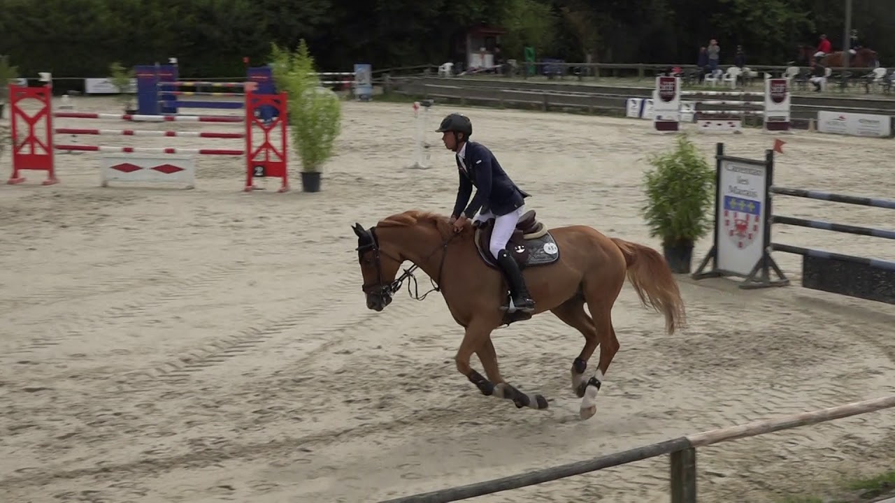 Choco du Reverdy et Edward Levy - Vainqueurs GP des 6 ans CSI Auvers