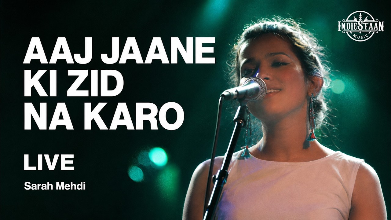 Aaj Jaane Ki Zid Naa Karo  | Sarah Mehdi & Samar Mehdi (Live Concert)| GIFLIF
