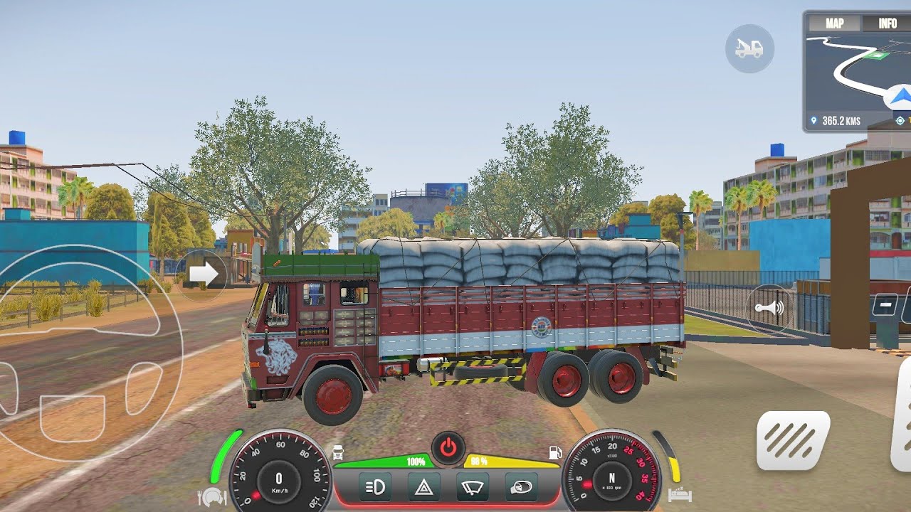 I am going to unload the goods loaded in the back of a truck in another state. #truck #gamingvideos