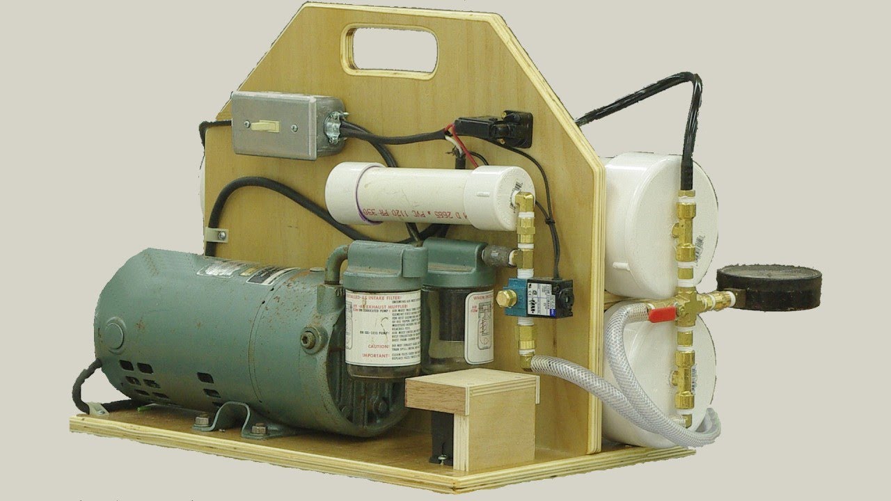 Making a Vacuum Pump System: Andrew Pitts ~ FurnitureMaker