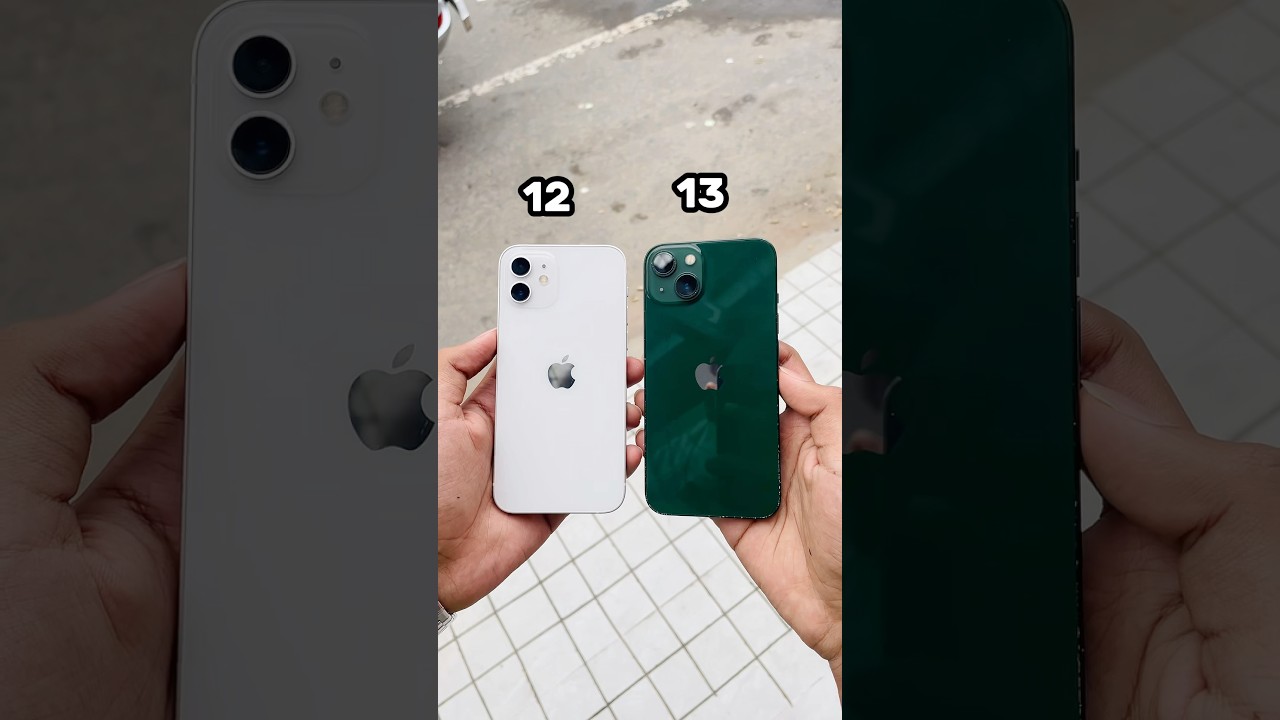 iPhone 12 Vs iPhone 13 Camera Zoom Test! #shorts