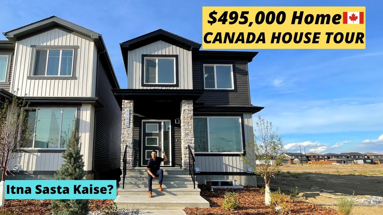Canadian Houses| Inside a Single Family Home $495,000 | Life In Canada| Houses In Edmonton Alberta