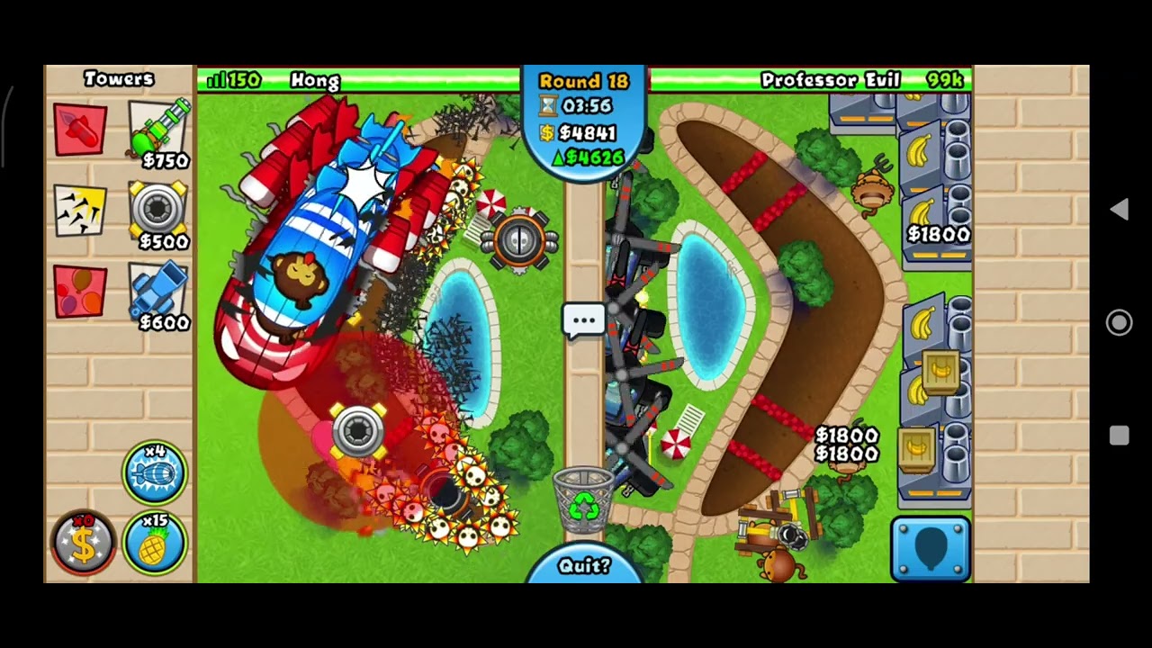 NEW Professor Evil EASY Challenge — NO DAMAGE Strategy! (BTD Battles)#btd #btdbattles