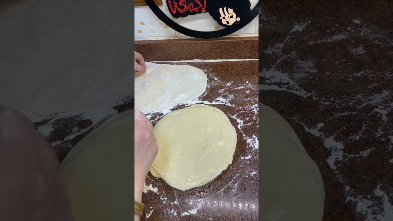 الرقاق  الطري بتاع العيد في نص ساعه هتعمليه بلاش تشتريه بحبه ميه هتعمليه🫓#foodphotography_رقاق-العيد