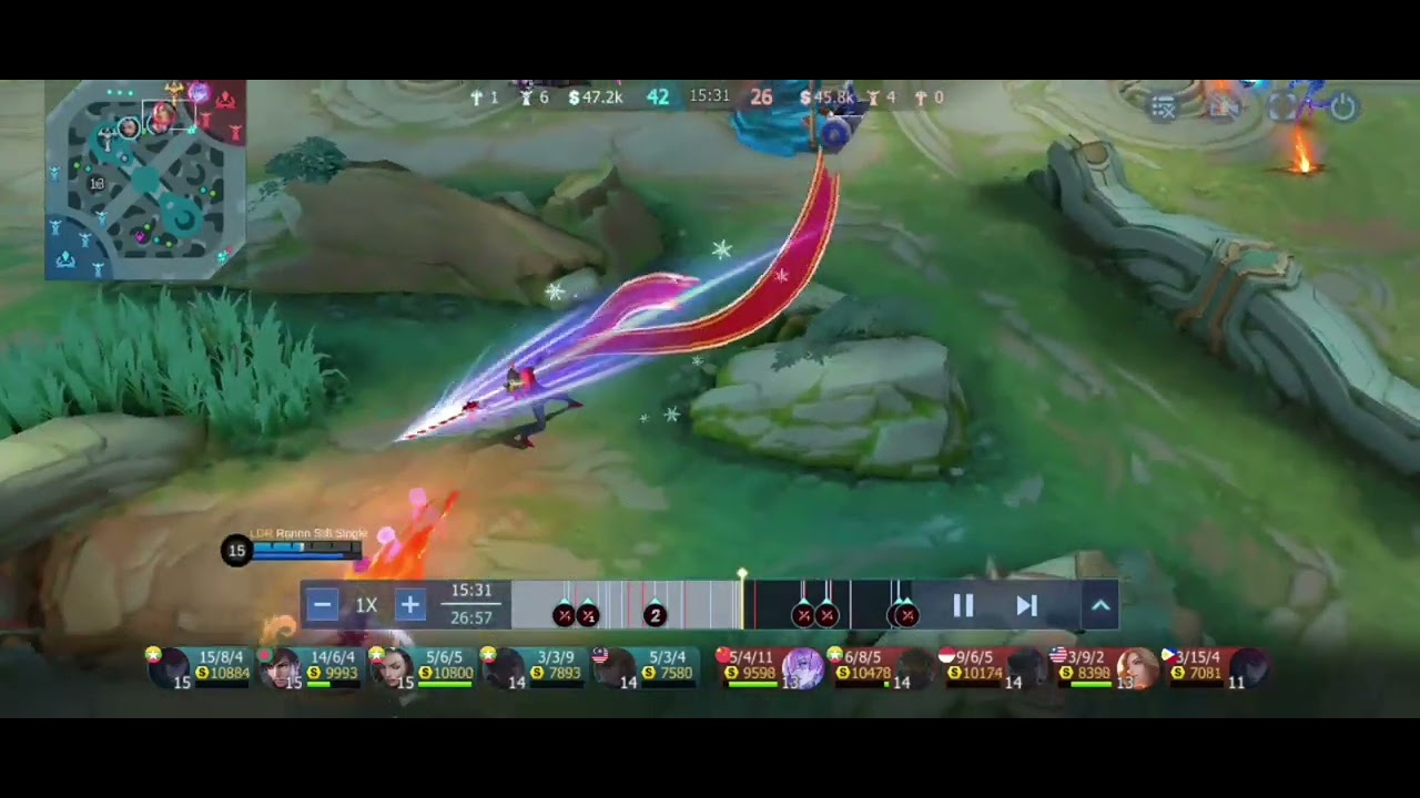 Gusion KOF outplayed 💯💯💯