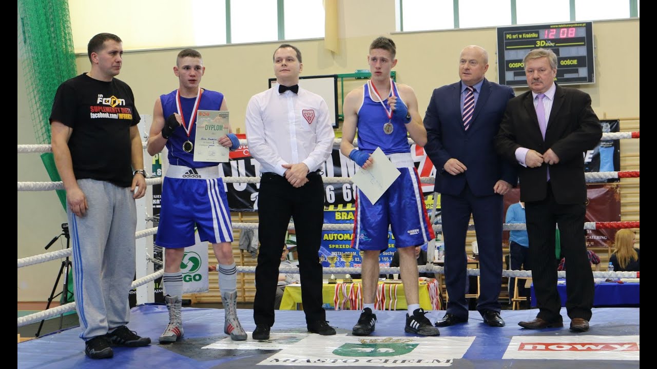 Finały Mistrzostw Okręgu Lubelskiego 2015 - juniorzy 64 kg: Mateusz Chmielewski - Alen Hamzic