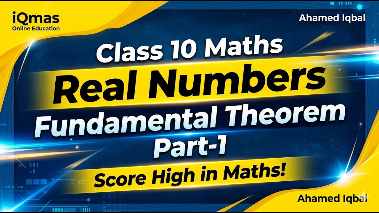 CBSE Class 10 Maths | Chapter 1 | Real Numbers | Fundamental Theorem of Arithmetic | Part-1 | Tamil