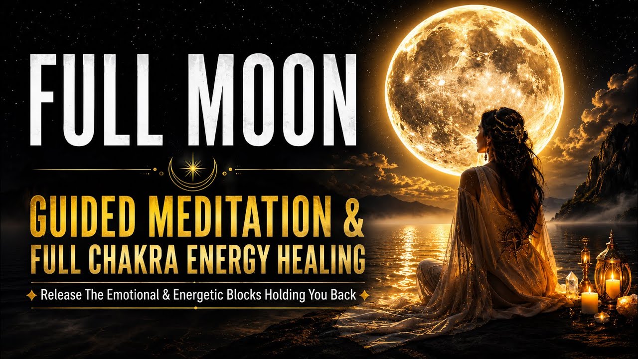 Full Moon Meditation + Energy Healing | FEBRUARY 2026 Snow Moon✨ Release Reset & Realign 