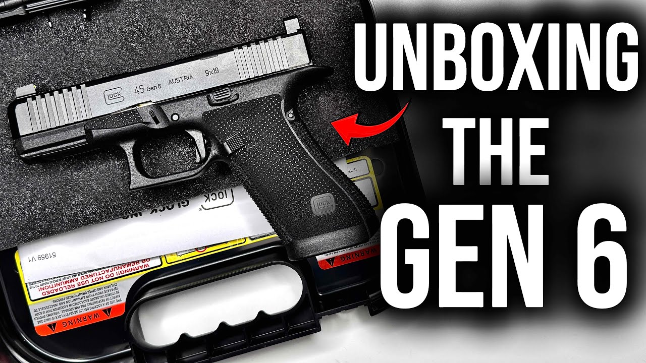 Распаковка пистолета Glock 45 Gen 6 на столешнице | Всё, что вы хотели увидеть