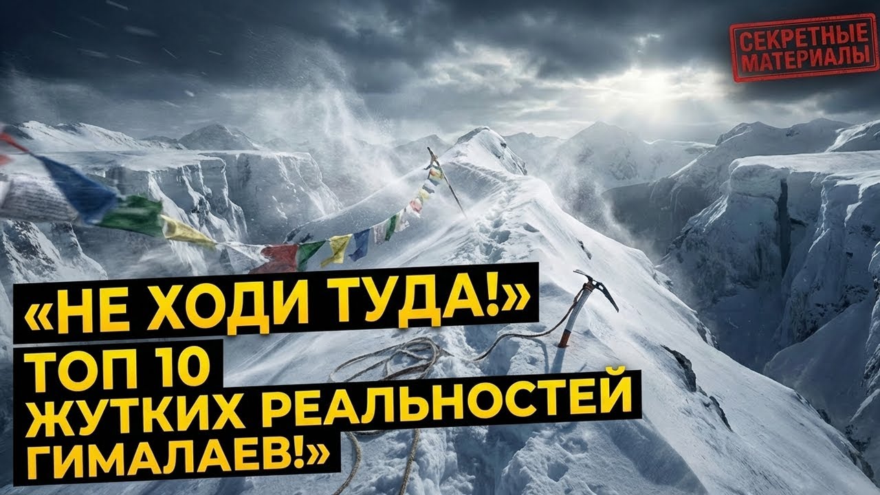 НЕ ХОДИ ТУДА! ТОП 10 Жутких реальностей Гималаев! Секретные материалы