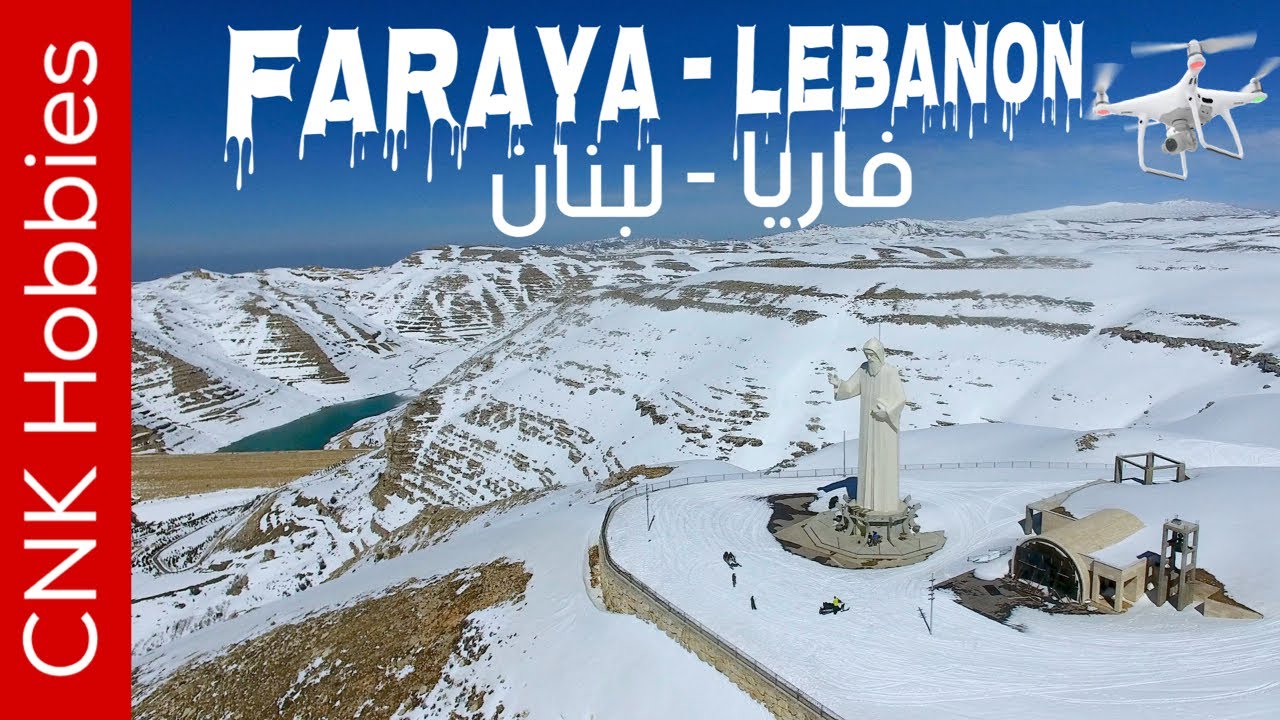 Faraya by drone - 4K | بلدة فاريا - لبنان