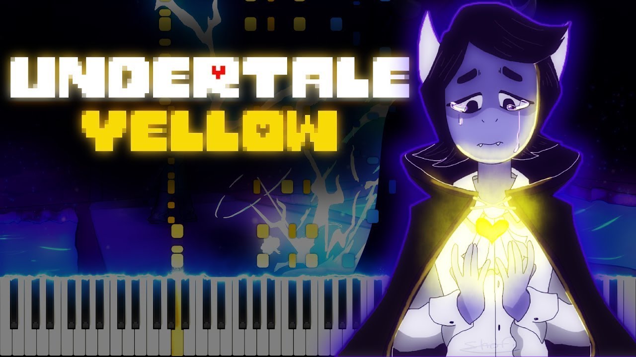 Undertale Yellow // Forlorn // Duet | LyricWulf Piano Tutorial on Synthesia