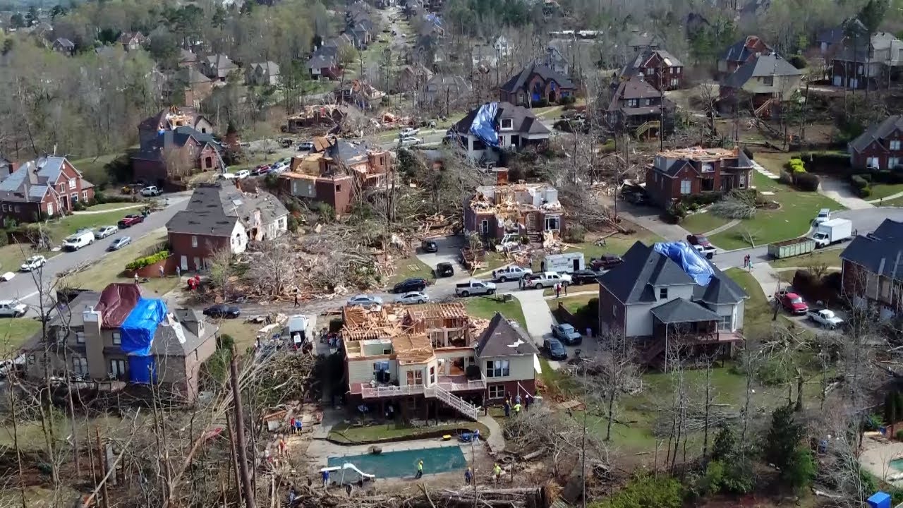 SKY 13 drone video shows tornado aftermath in Eagle Point