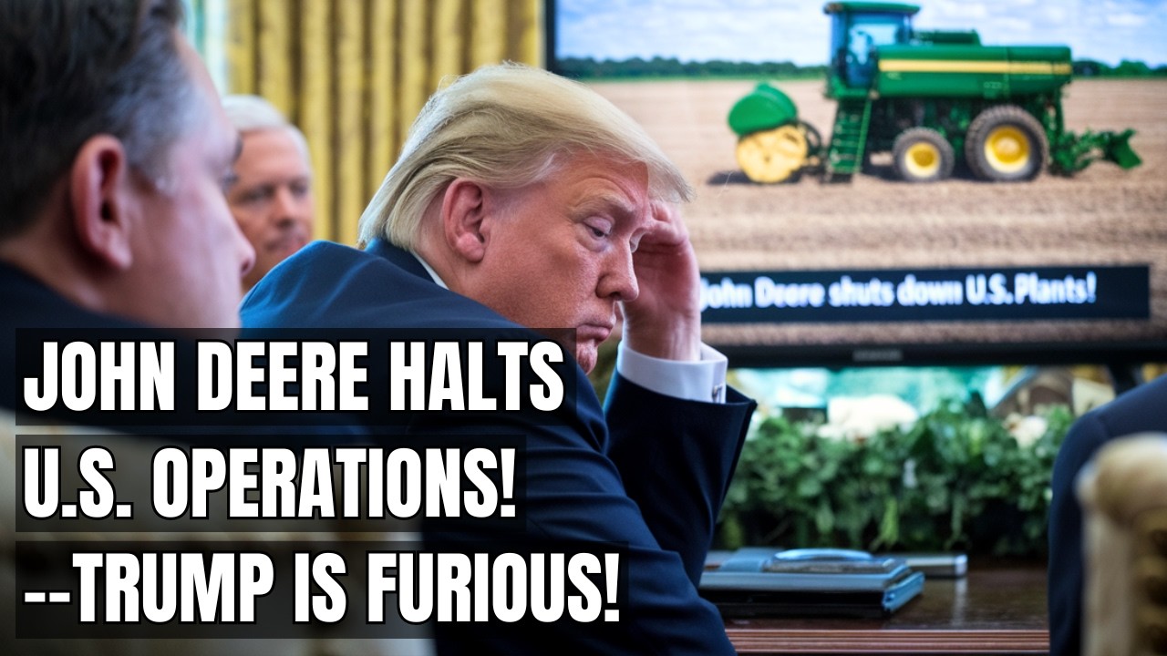 John Deere HALTS U.S. Production — Thousands of Jobs on the Line as Tariff Storm Erupts! US Policy