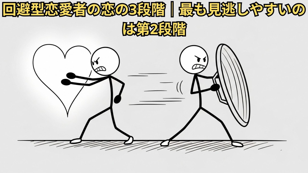 回避型恋愛者の恋の3段階｜最も見逃しやすいのは第2段階
