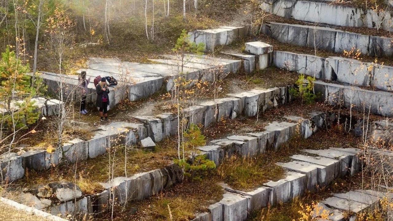Forgotten History Hidden in Plain Sight | Abandoned Marble Quarry