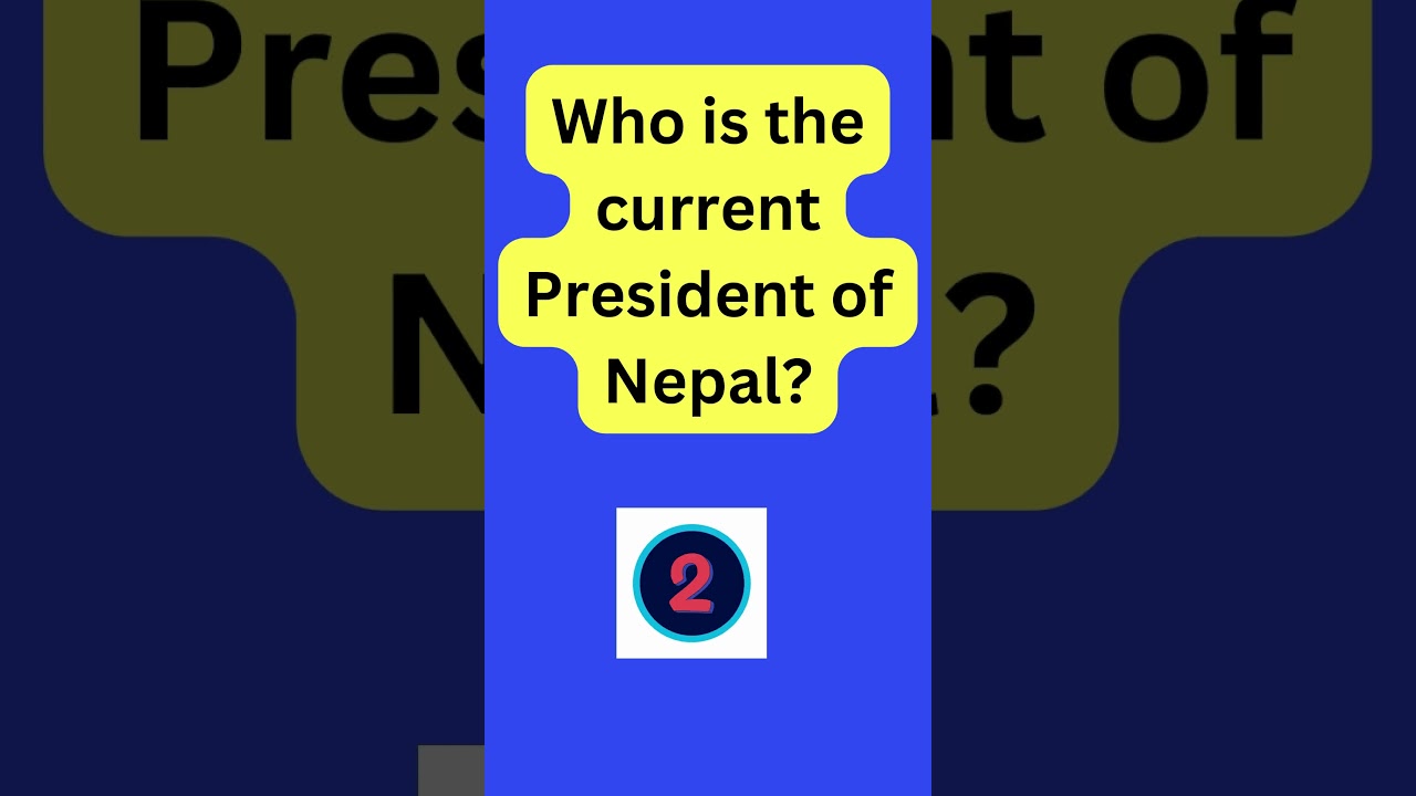 Who is the current President of Nepal? #shorts